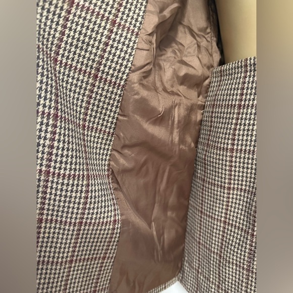 Promesa Brown Blazer Romper with Wrap Design - Picture 12 of 14